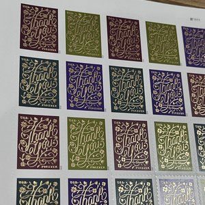 Stamps Forever - Thank You - For Postage or collector